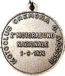 Cremona motorcycle rally badge from Jean-Francois Helias