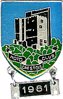 Crest motorcycle rally badge from Jean-Francois Helias