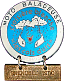 Croisiere Blanche motorcycle rally badge from Jean-Francois Helias