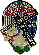 Crossroad Riders Toy Run motorcycle run badge from Jean-Francois Helias