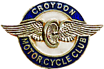 Croydon motorcycle club badge from Jean-Francois Helias