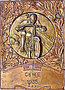 CSME motorcycle rally badge from Jean-Francois Helias
