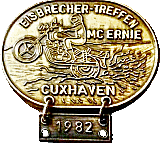Cuxhaven motorcycle rally badge from Jean-Francois Helias