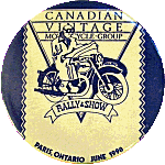 CVMG & Show motorcycle rally badge from Jean-Francois Helias