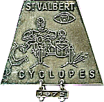 Cyclopes motorcycle rally badge from Jean-Francois Helias