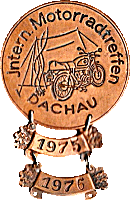 Dachau motorcycle rally badge from Jean-Francois Helias