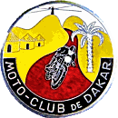Dakar motorcycle club badge from Jean-Francois Helias