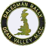 Dalesman motorcycle rally badge from Jan Heiland