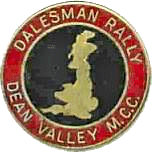 Dalesman motorcycle rally badge from Ted Trett