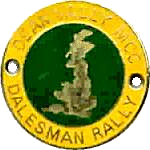 Dalesman motorcycle rally badge from Ted Trett