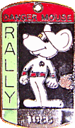 Dangermouse motorcycle rally badge from Heather MacGregor