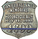 Daniel Faulkner Memorial Motorcycle Run motorcycle run badge from Jean-Francois Helias