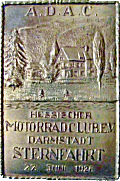 Darmstadt motorcycle rally badge from Jean-Francois Helias