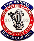 Dartmoor Run motorcycle run badge from Jean-Francois Helias