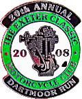 Dartmoor Run motorcycle run badge from Jean-Francois Helias