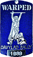 Davylad motorcycle rally badge from Jean-Francois Helias