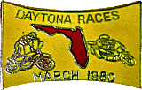 Daytona motorcycle race badge from Jean-Francois Helias
