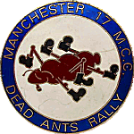 Dead Ants motorcycle rally badge from Tony Graves