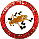 Dead Ants motorcycle rally badge from Jean-Francois Helias