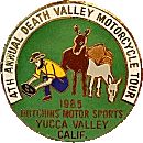 Death Valley Tour motorcycle run badge from Jean-Francois Helias