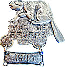 De Bevers motorcycle rally badge from Jean-Francois Helias