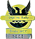 Deja Vu motorcycle rally badge from Jean-Francois Helias