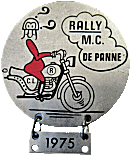 De Panne motorcycle rally badge from Jean-Francois Helias