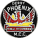 Derby Phoenix MCC motorcycle club badge from Jean-Francois Helias