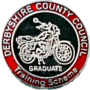 Derbyshire CCTS motorcycle scheme badge from Jean-Francois Helias