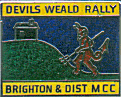 Devils Weald motorcycle rally badge from Dave Cooper