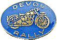 Devon motorcycle rally badge from Ted Trett