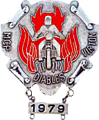 Diables Virton motorcycle rally badge from Jean-Francois Helias