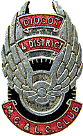 Didcot & DMC&LCC motorcycle club badge from Jean-Francois Helias