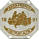 Dietfurt-Altm. motorcycle rally badge from Jean-Francois Helias