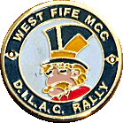 Dilac motorcycle rally badge from Tony Graves