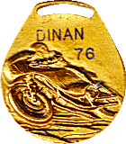Dinan motorcycle rally badge from Jean-Francois Helias