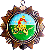 Dinant motorcycle rally badge from Jean-Francois Helias