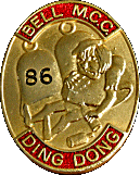 Ding-Dong motorcycle rally badge