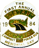 Distant Putters motorcycle run badge from Jean-Francois Helias