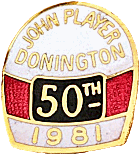 Donington motorcycle race badge from Jean-Francois Helias