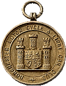 Dorchester MC&LCC motorcycle club badge from Jean-Francois Helias