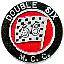 Double Six MCC motorcycle club badge from Jean-Francois Helias