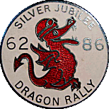 Dragon motorcycle rally badge from Jan Heiland