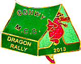 Dragon motorcycle rally badge from Jean-Francois Helias