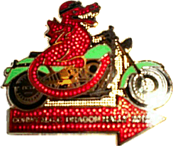 Dragon motorcycle rally badge from Steve Holbrook