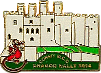 Dragon motorcycle rally badge from Ted Trett