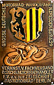 Dresden Wanderfahrt motorcycle rally badge from Jean-Francois Helias