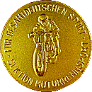 Dresdner motorcycle rally badge from Jean-Francois Helias