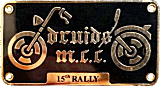 Druids motorcycle rally badge from Jean-Francois Helias