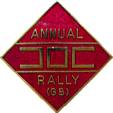Ducati motorcycle rally badge